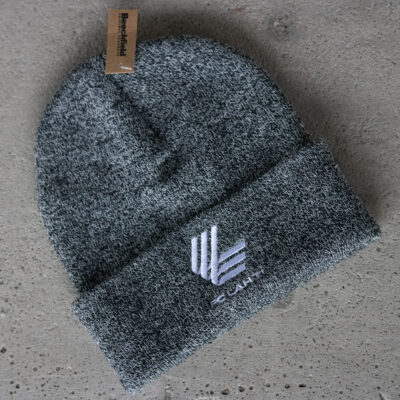 Harmaa FC Lahti -pipo (brodeerattu)